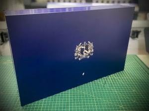 Caixa Estojo Personalizada tampa de encaixe MDF 6mm Diversos Tamanhos  Adesivo Vinil  ***Preenche todos os campos para obter o valor***