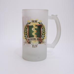 Caneca de chopp Vidro    Jateado 475 ml