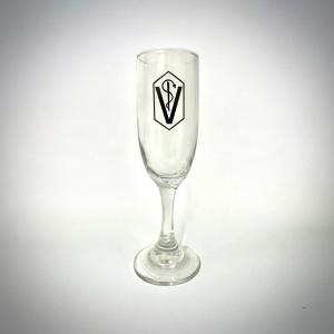 Taça Espumante de Vidro Vidro  Diversas Cores  Éstampado 